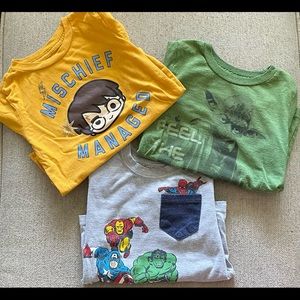 *LOT*. 3 kids t-shirts, size 3T